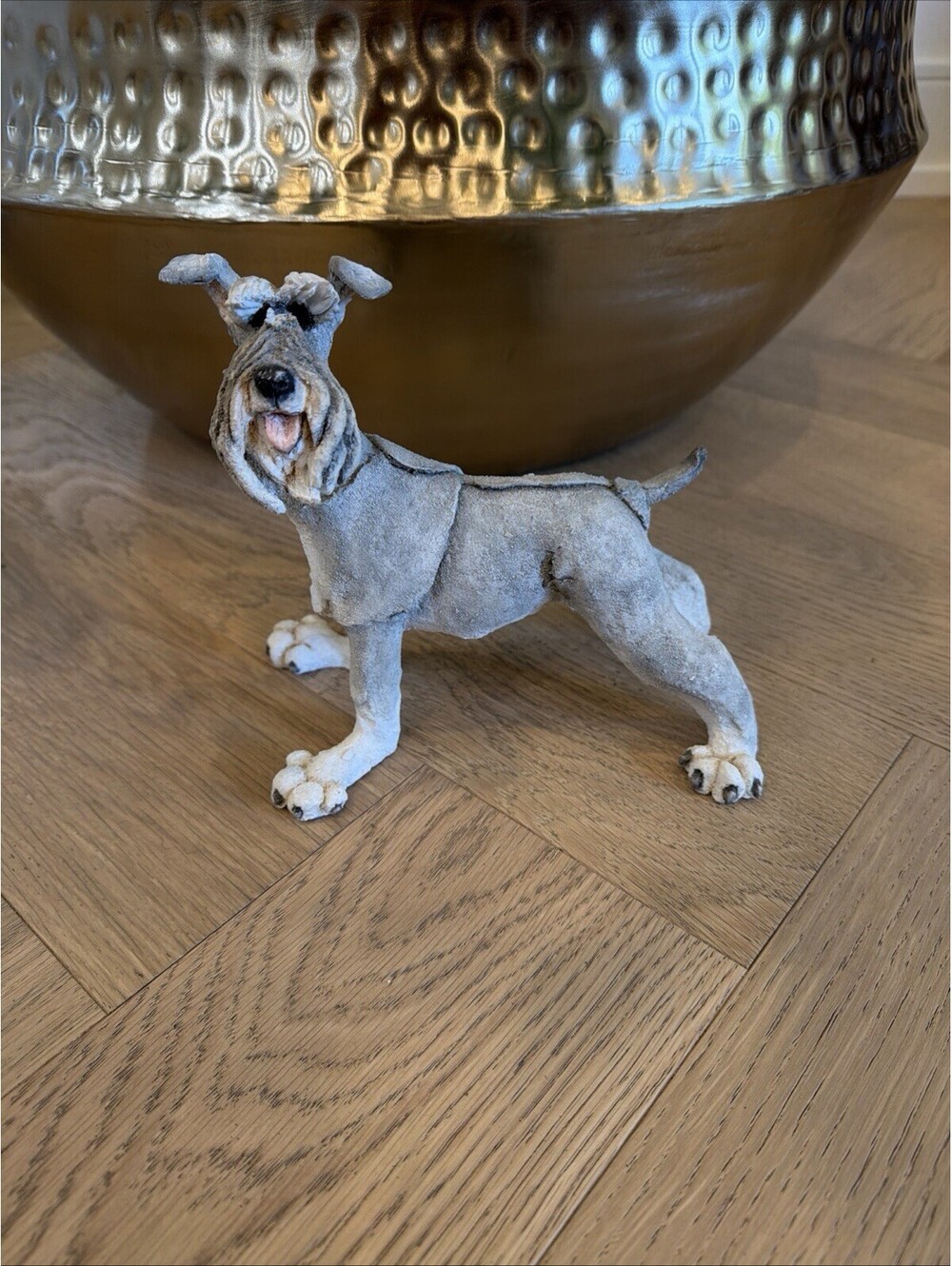 A BREED APART Dog Figurine SCHNAUZER #70020 2002